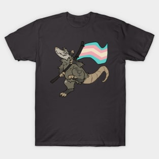 Trans Rights Opossum T-Shirt